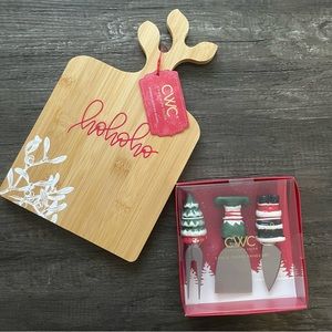 SOLD‼️♥️🎅🏻 CHRISTMAS SANTA SERVING BOARD SET 🎅🏻♥️